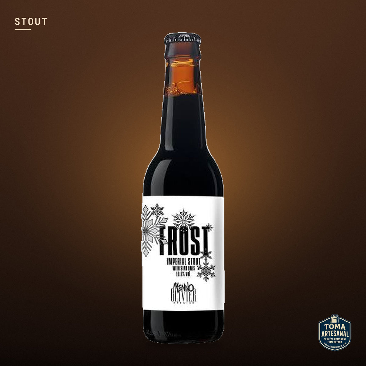 Cerveza Menno Olivier - Frost (Imperial Stout with Star Anis) – Stout | Toma Artesanal