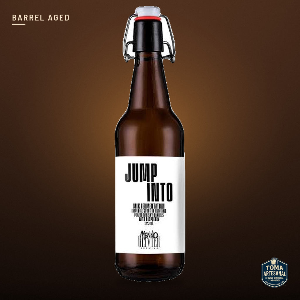 Cerveza Menno Olivier - Jump Into (Peated Whiskey Barrel Aged Mix Ferm. Imperial Stout with Raspberries) – Barrel Aged | Toma Artesanal