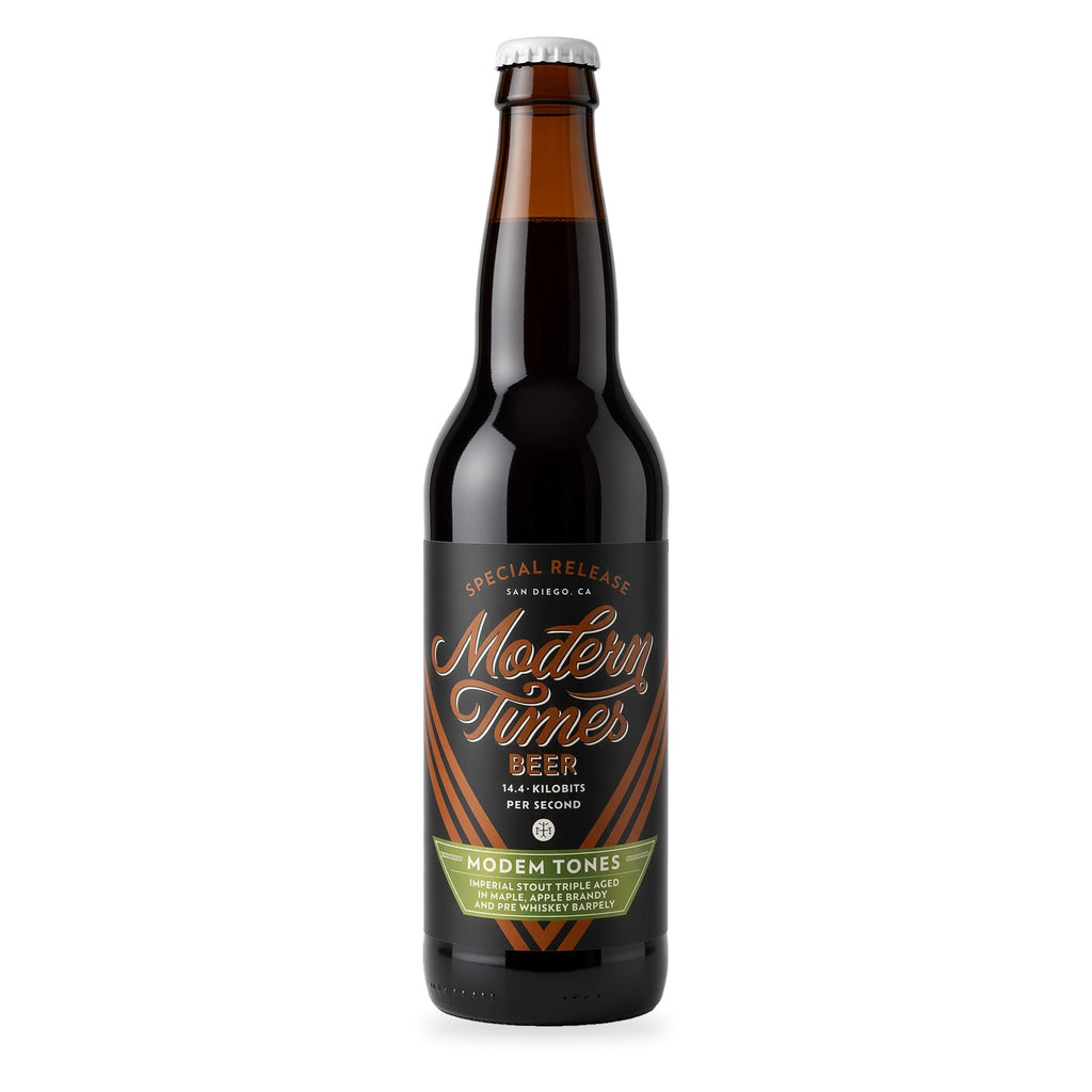 Cerveza Modern Times - Modem Tones: Triple Aged in Maple, Apple Brandy, and Rye Whiskey Barrels - Barrel Aged Imperial Stout