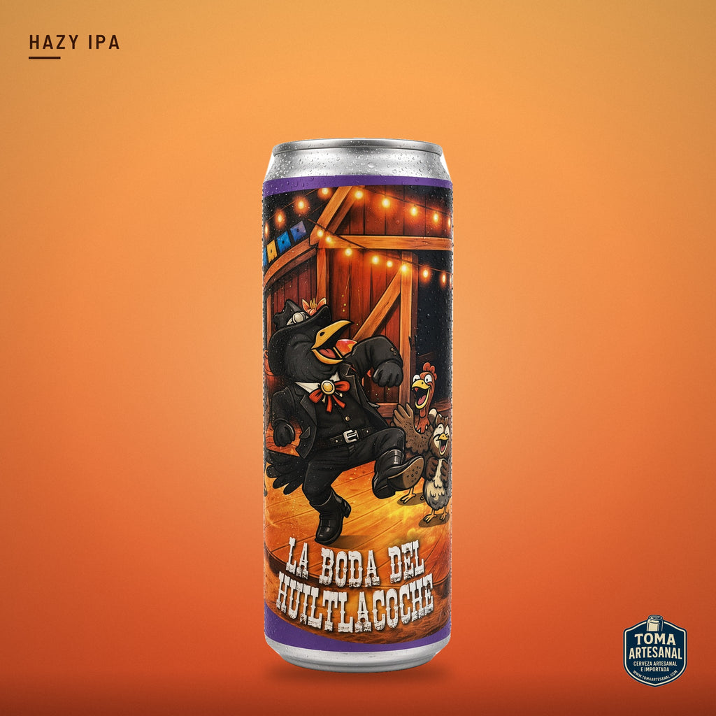 Cerveza Monkey Waves - La Boda Del Huitlacoche – Hazy IPA | Toma Artesanal