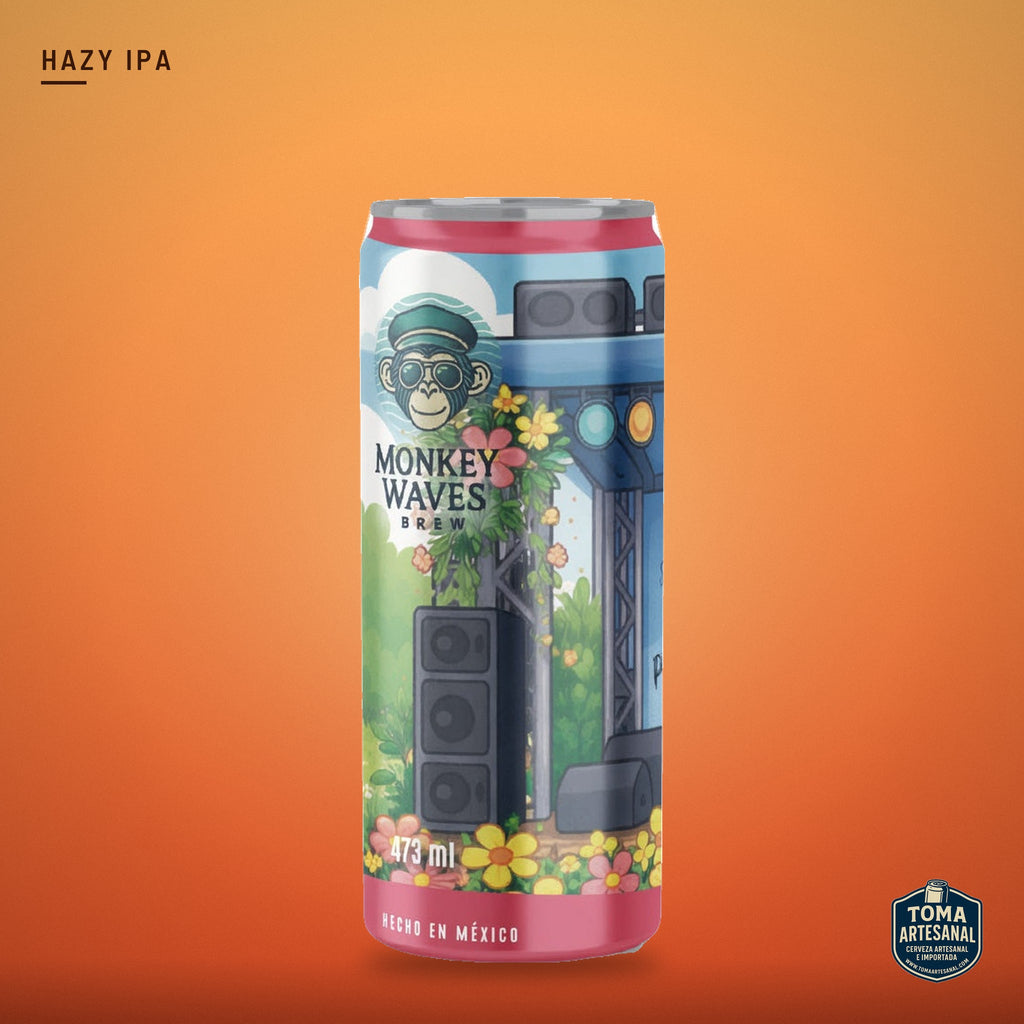 Cerveza Monkey Waves - La Maldita Primavera – NEIPA | Toma Artesanal