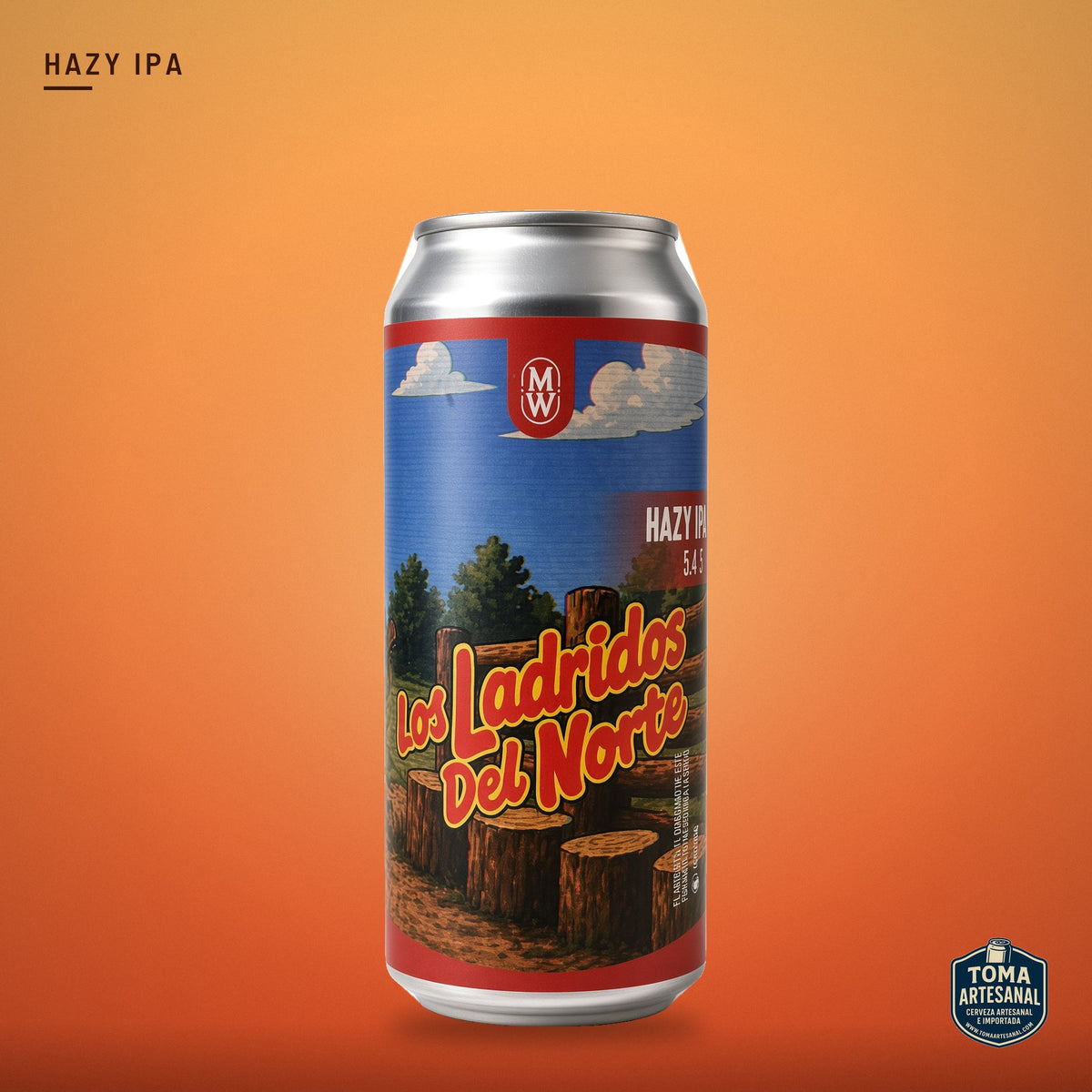 Cerveza Monkey Waves - Los Ladridos del Norte – Hazy IPA | Toma Artesanal