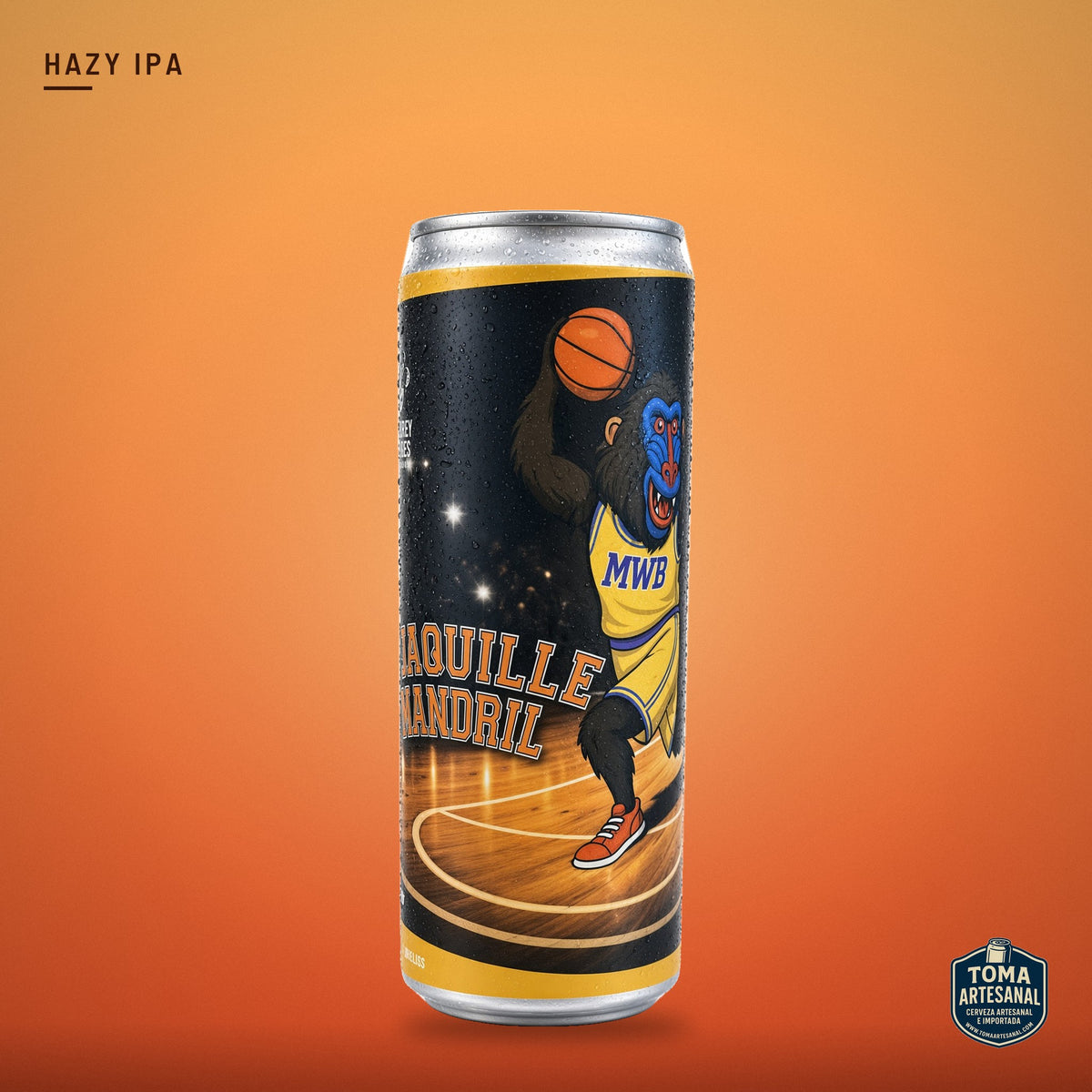 Cerveza Monkey Waves - Shaquille Mandril – Hazy IPA | Toma Artesanal