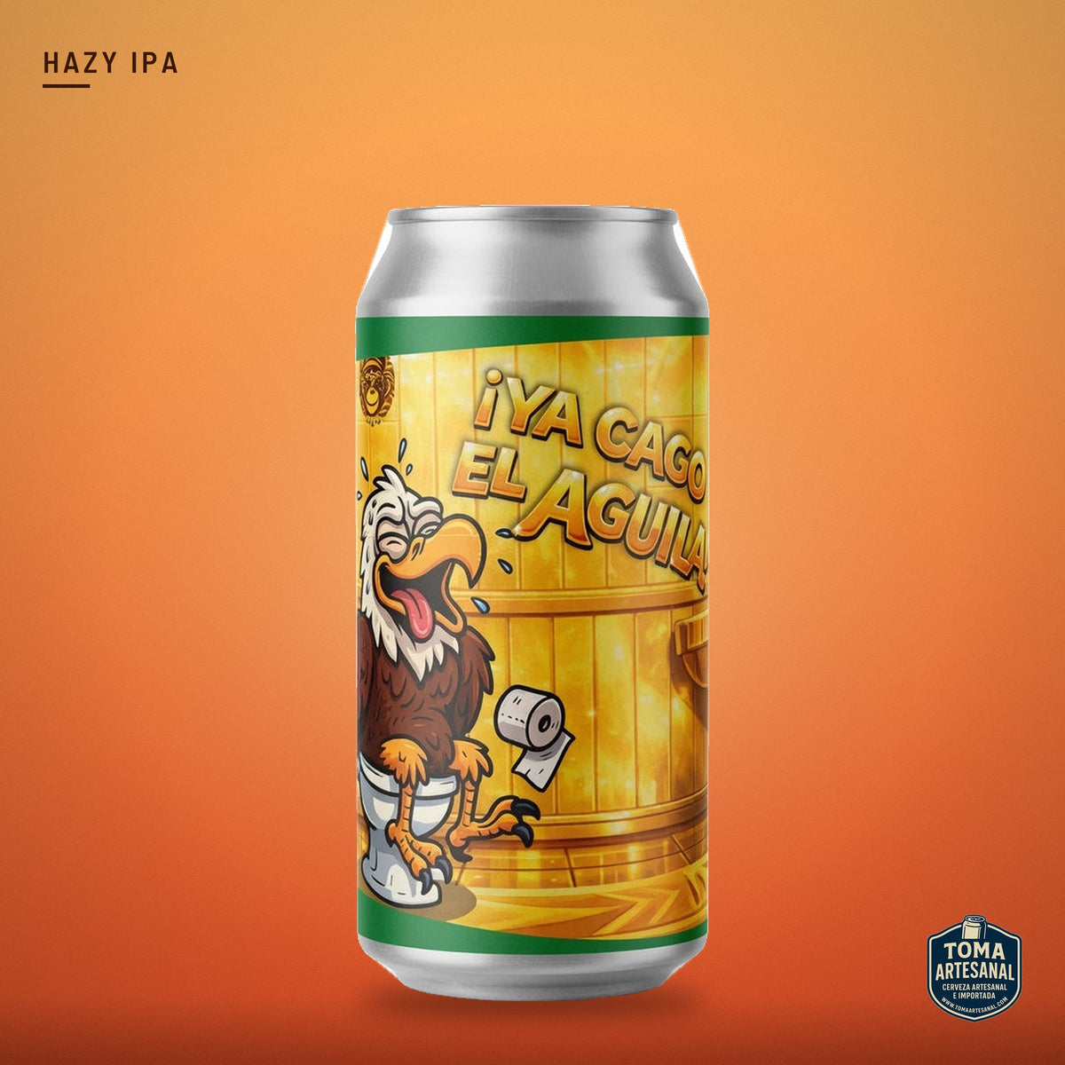 Cerveza Monkey Waves - ¡Ya Cago El Aguila! - – Hazy Ipa | Toma Artesanal