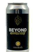 Monkish - Beyond Atomically - TRIPLE DRY-HOPPED DIPA, extremely saturated with Mosaic, Galaxy, and Citra hops.