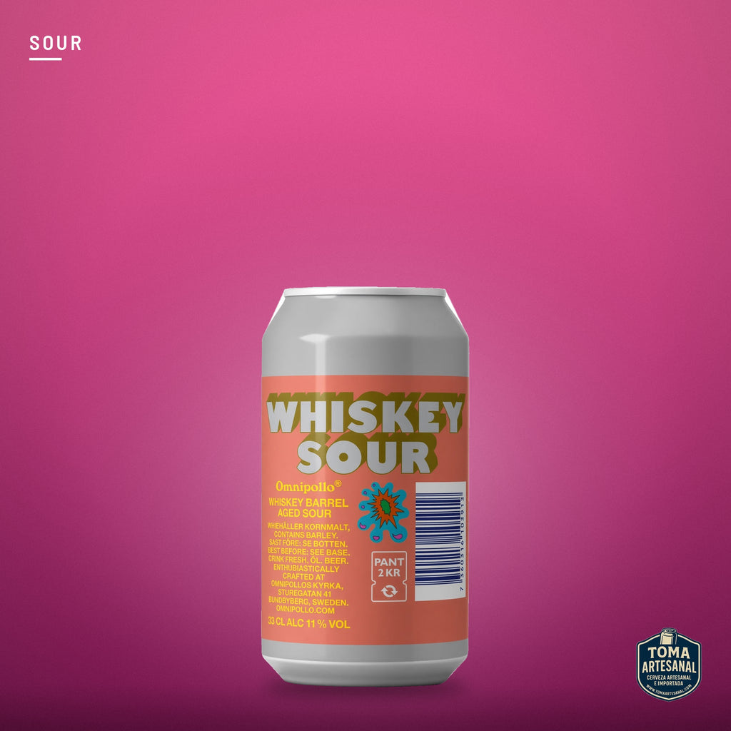 Cerveza Omnipollo - Whiskey Barrel Aged Sour – 12-Month Buffalo Trace Bourbon BA Whiskey Sour | Toma Artesanal