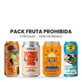 Pack Fruta Prohibida: 4 cervezas y vaso de regalo