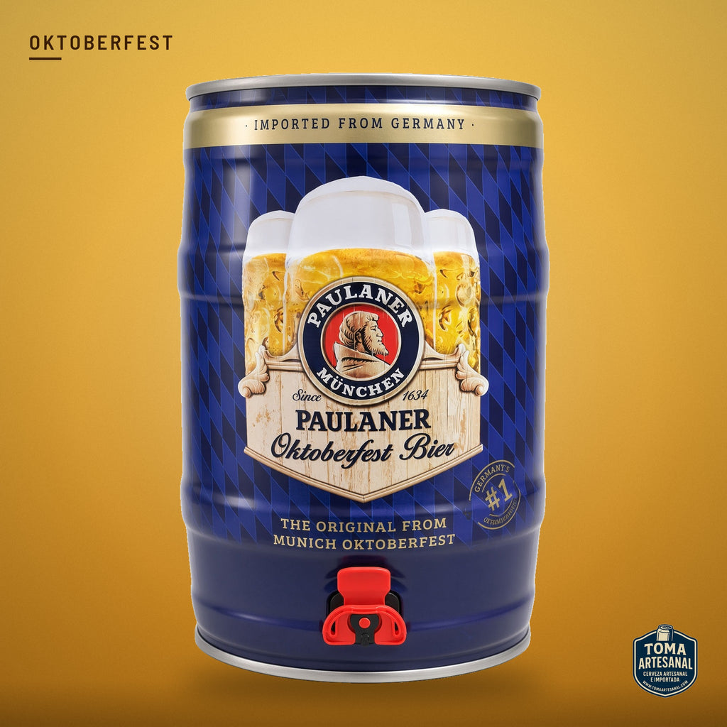 Cerveza Paulaner - Paulaner Oktoberfest Bier  (5 Lts)- Oktoberfest Bier / Märzen (Envío incluído) – Oktoberfest | Toma Artesanal