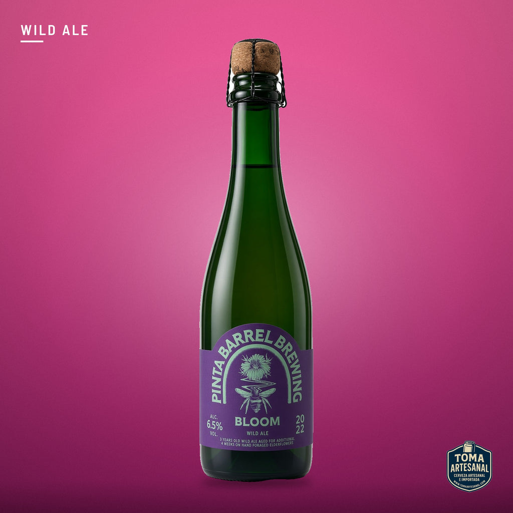 Cerveza PINTA Barrel - Bloom – 3 Years Old Wild Ale Aged For Additional 4 Weeks on Hand Foraged Elderflowers. | Toma Artesanal
