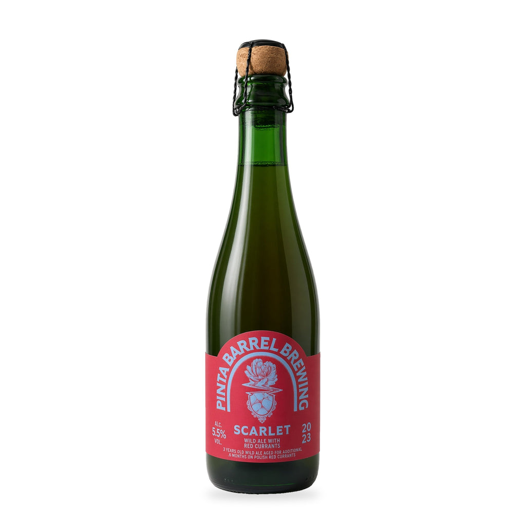 Cerveza PINTA Barrel - Scarlet - 3 Years Old Wild Ale Aged for Additional 6 Months on Red Currants.