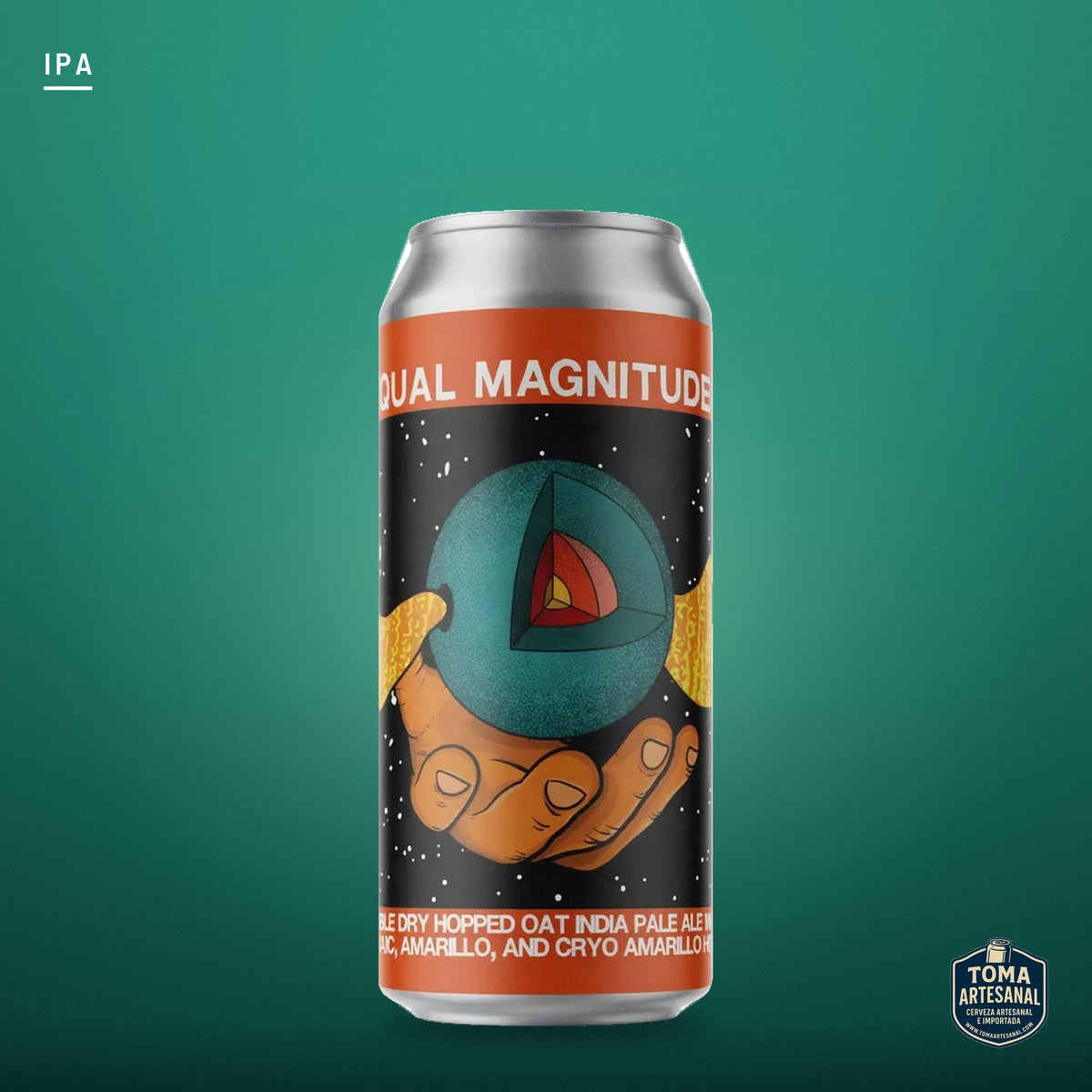 Cerveza Pipeworks - Equal Magnitudes – Double Dry Hopped Oat India Pale Ale with Amarillo and Cryo Amarillo hops | Toma Artesanal