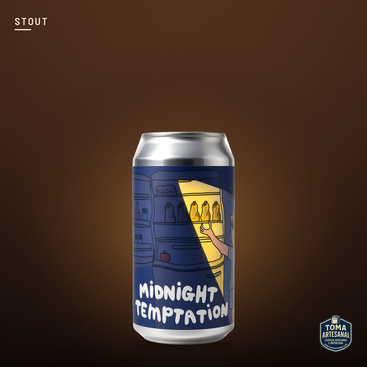 Cerveza Prairie - Midnight Temptation – Stout with cacao nibs, vanilla, and artificial chocolate syrup | Toma Artesanal