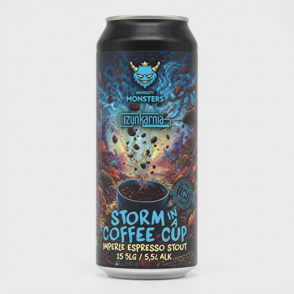 Browar Monsters - Storm in a Coffee Cup (Double Espresso Oatmeal Stout with Speciality Coffee) | 5,50%