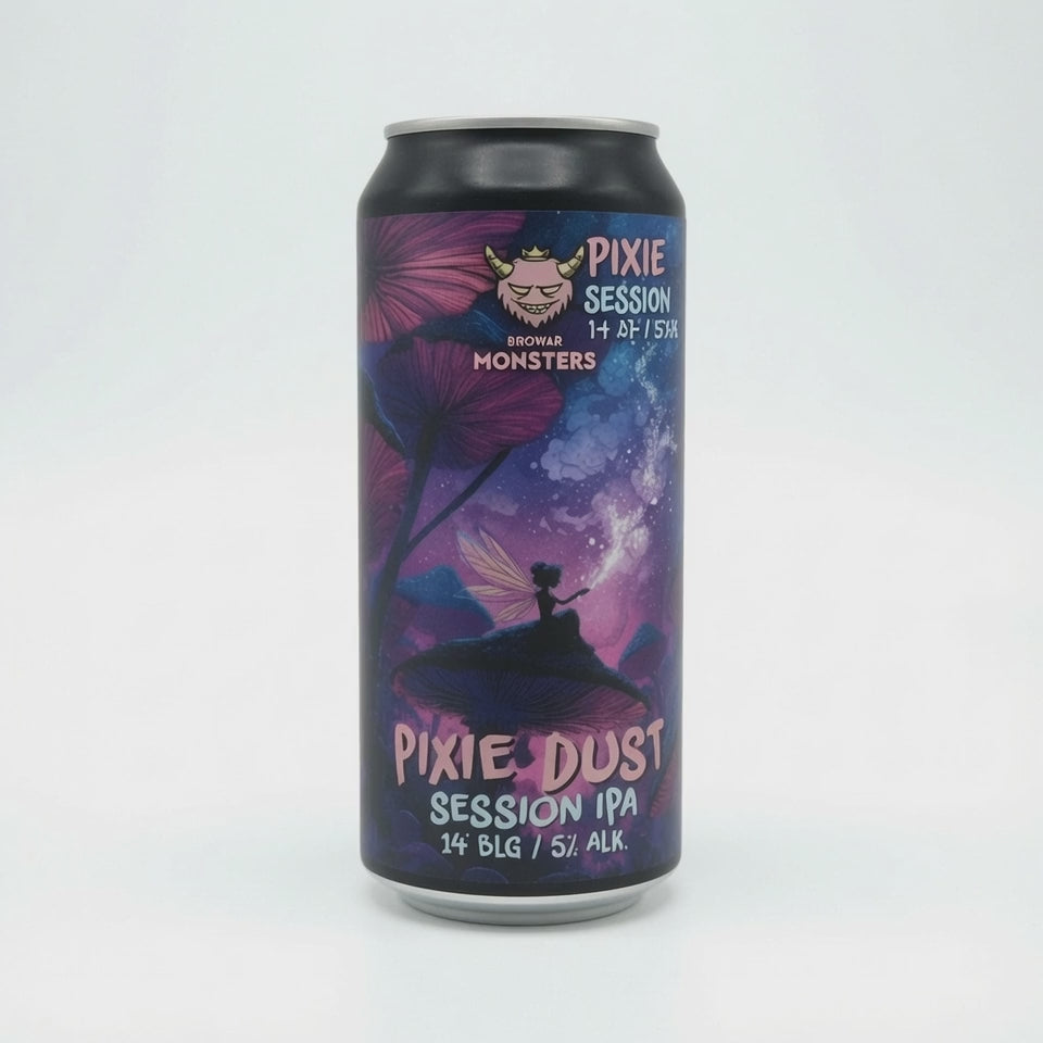Browar Monsters - Pixie Dust (Session IPA with Superdelic, Sabro, Riwaka) | 5,00%
