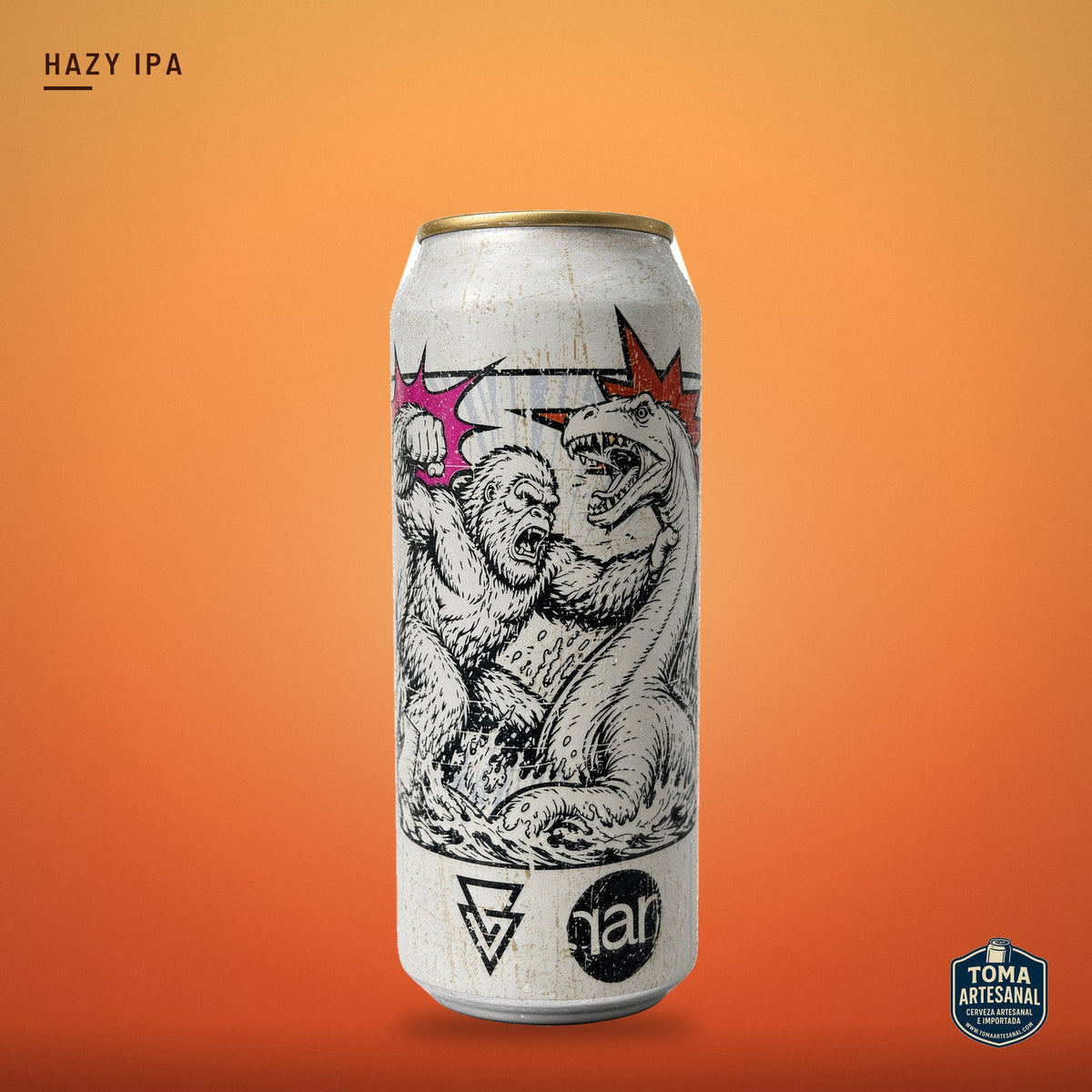 Cerveza Rar x Azvex - Mythical Battles – Hop Saturaded Ale (Double Hazy IPA) | Toma Artesanal
