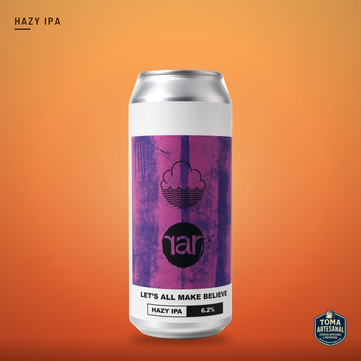Cerveza RaR x Cloudwater - Let's All Make Believe – Hazy IPA | Toma Artesanal