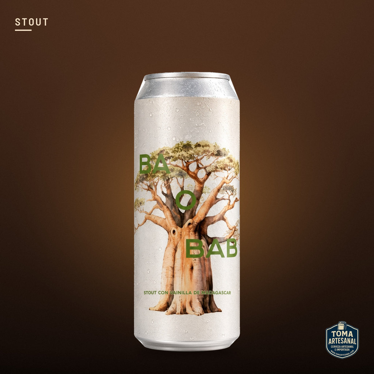 Cerveza Rey Árbol - BaoBab – Stout con Vainilla de Madagascar | Toma Artesanal
