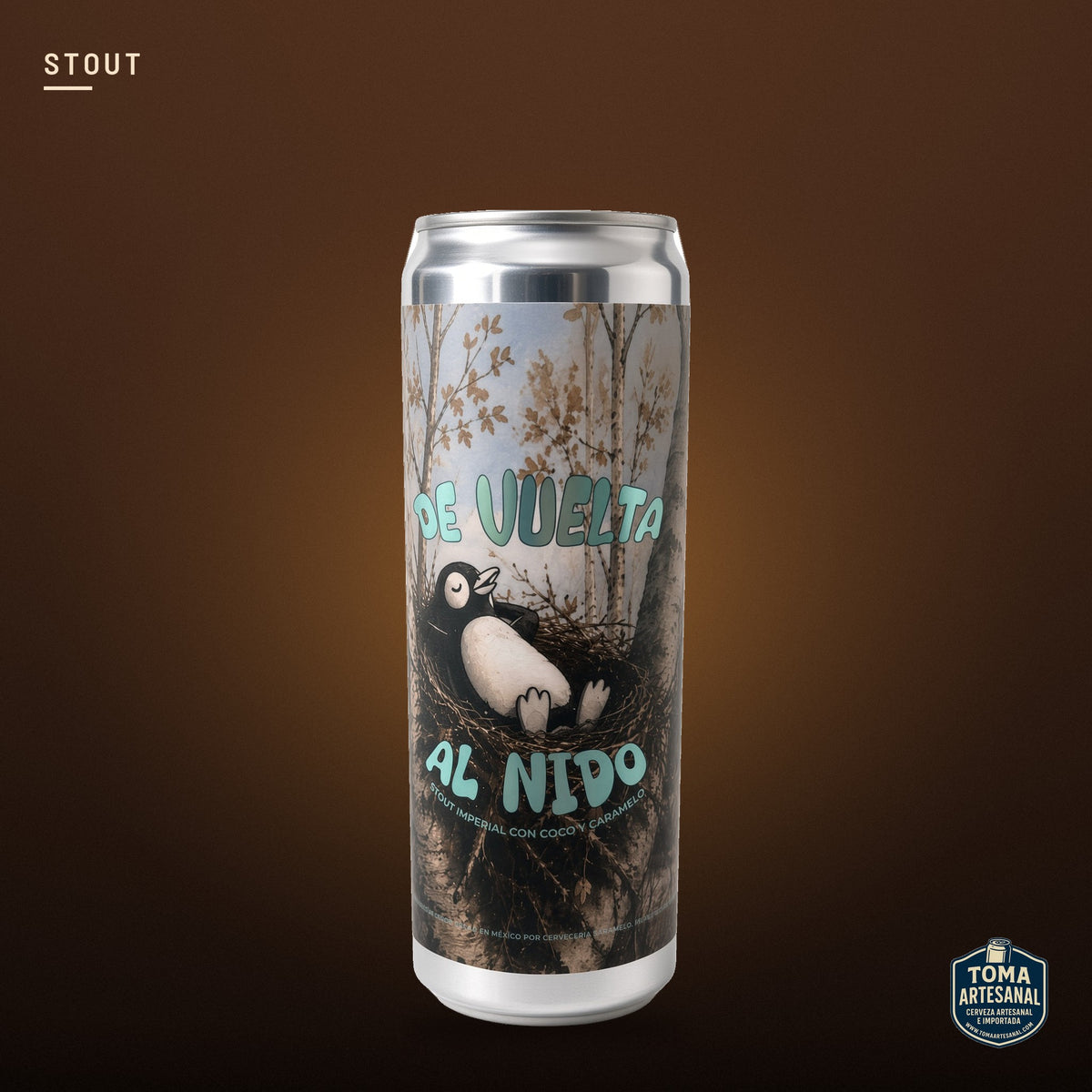 Cerveza Rey Árbol - De Vuelta Al Nido – Imperial Stout con Coco y Caramelo | Toma Artesanal