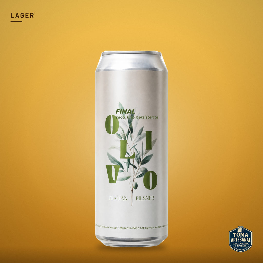 Cerveza Rey Árbol - Olivo – Italian Pilsner — 4.8% ABV | Toma Artesanal