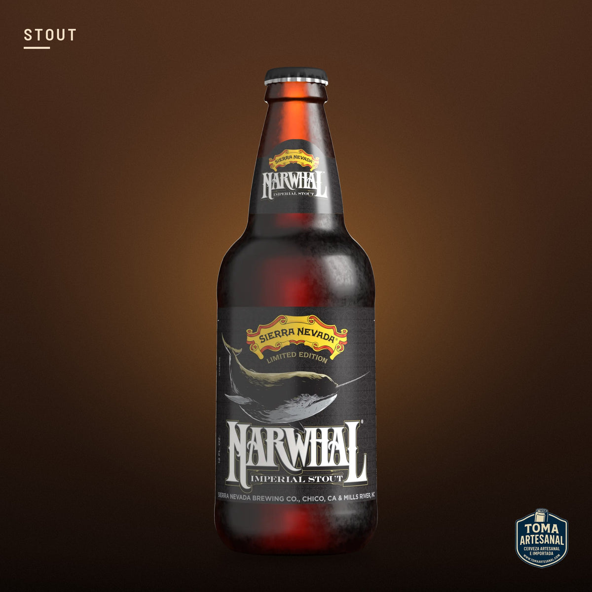 Cerveza Sierra Nevada - Narwhal – Imperial Stout | Toma Artesanal