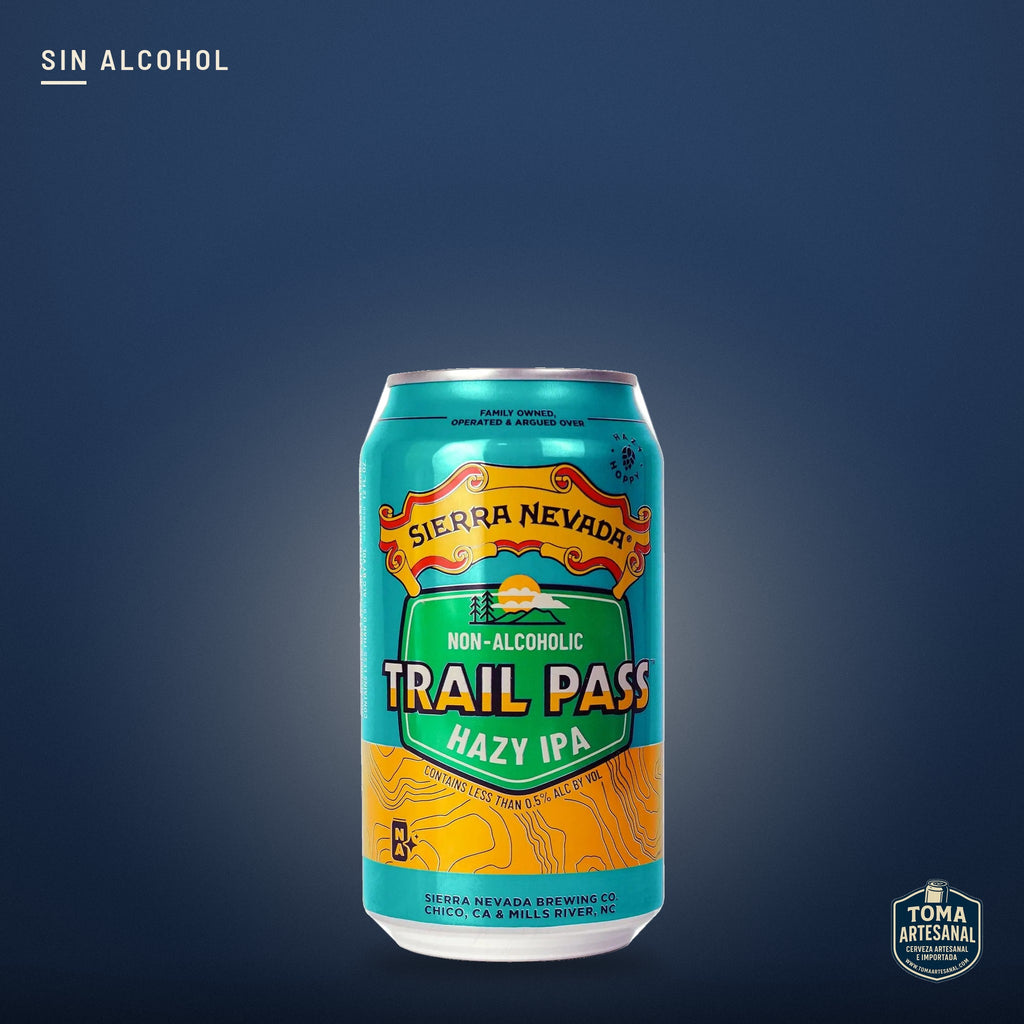 Cerveza Sierra Nevada - Trail Pass Hazy IPA – Hazy IPA Sin Alcohol | Toma Artesanal