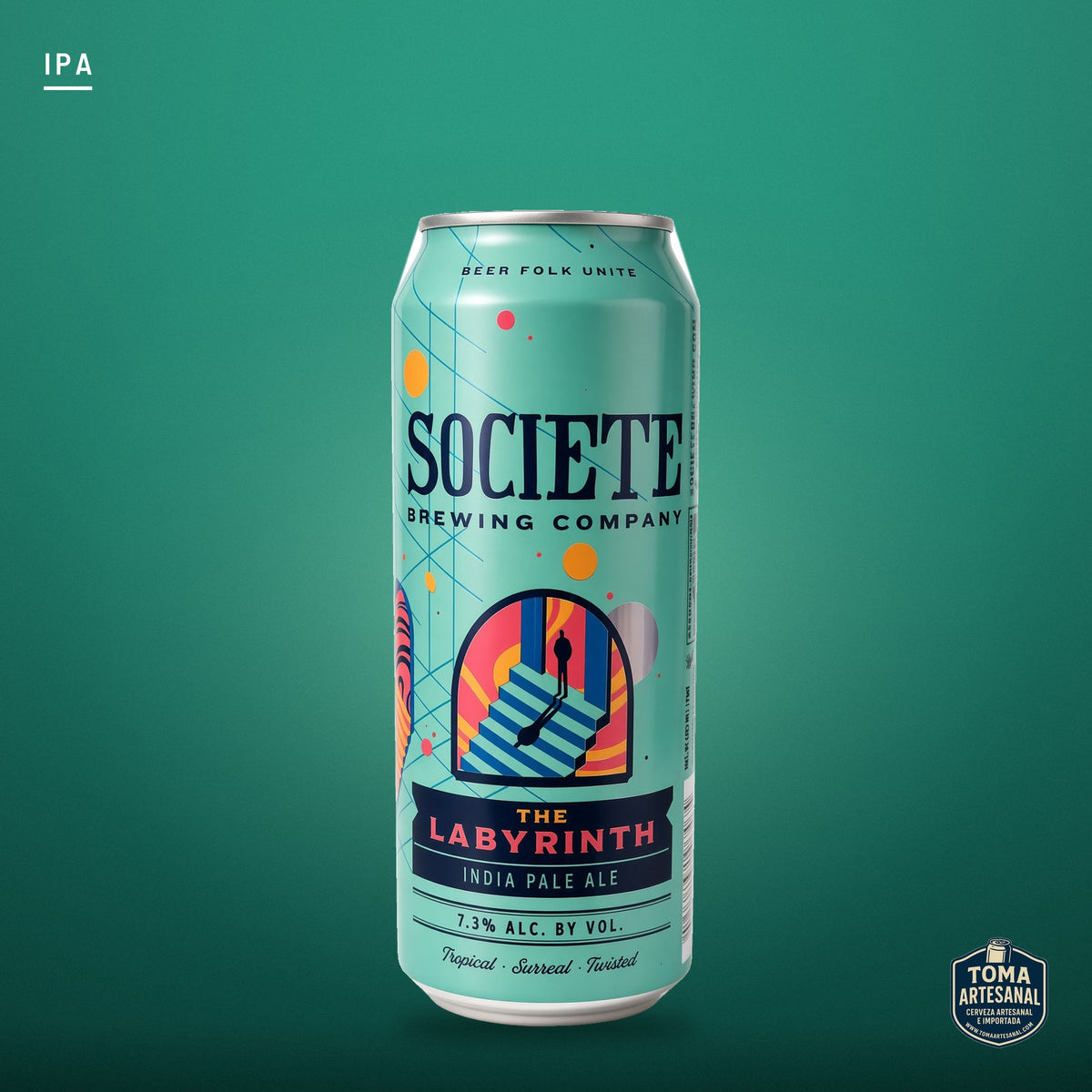 Cerveza Societe - The Labyrinth – West Coast IPA | Toma Artesanal