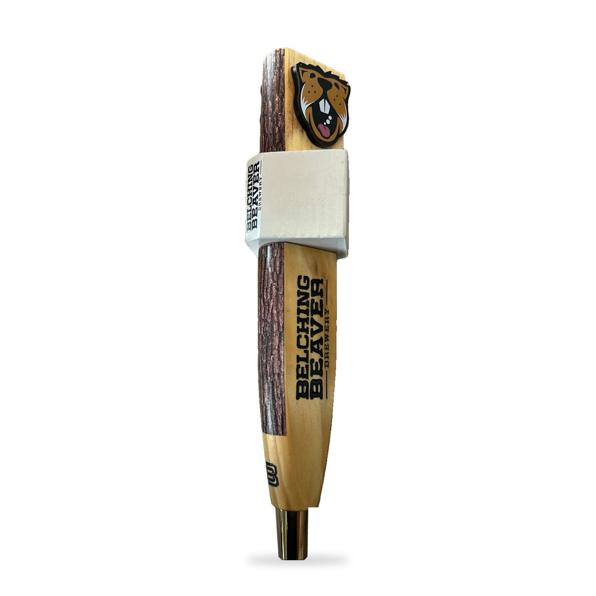 Tap handle Belching Beaver Brewery – pieza real