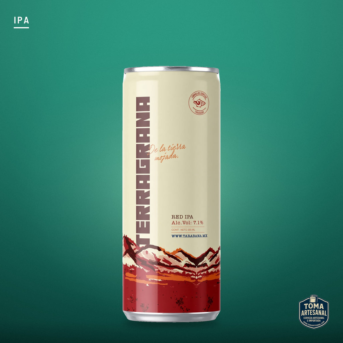 Cerveza Tarabaña - Terragrana – Red IPA | Toma Artesanal