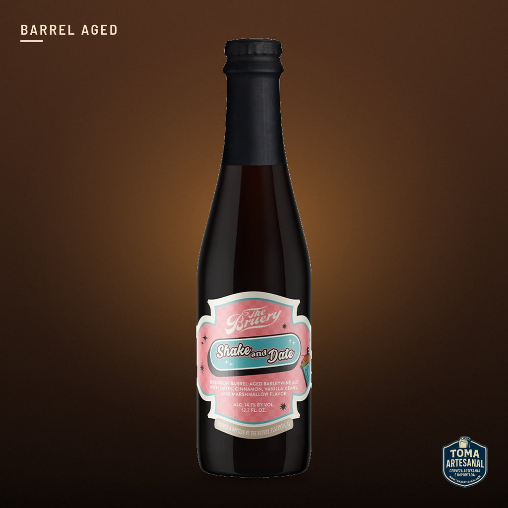 Cerveza The Bruery - Shake and Date – Bourbon Barrel-Aged Barleywine Ale with Dates, Cinnamon, Vanilla Beans, and Marshmallow Flavor | Toma Artesanal