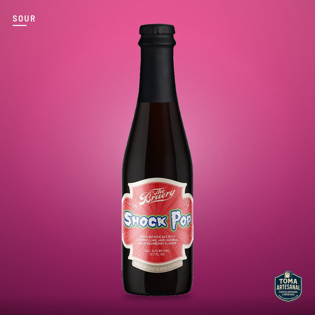 Cerveza The Bruery - Shock Pop – Sour Blonde Ale with Cherry, Lime, and Natural Blue Raspberry Flavor | Toma Artesanal