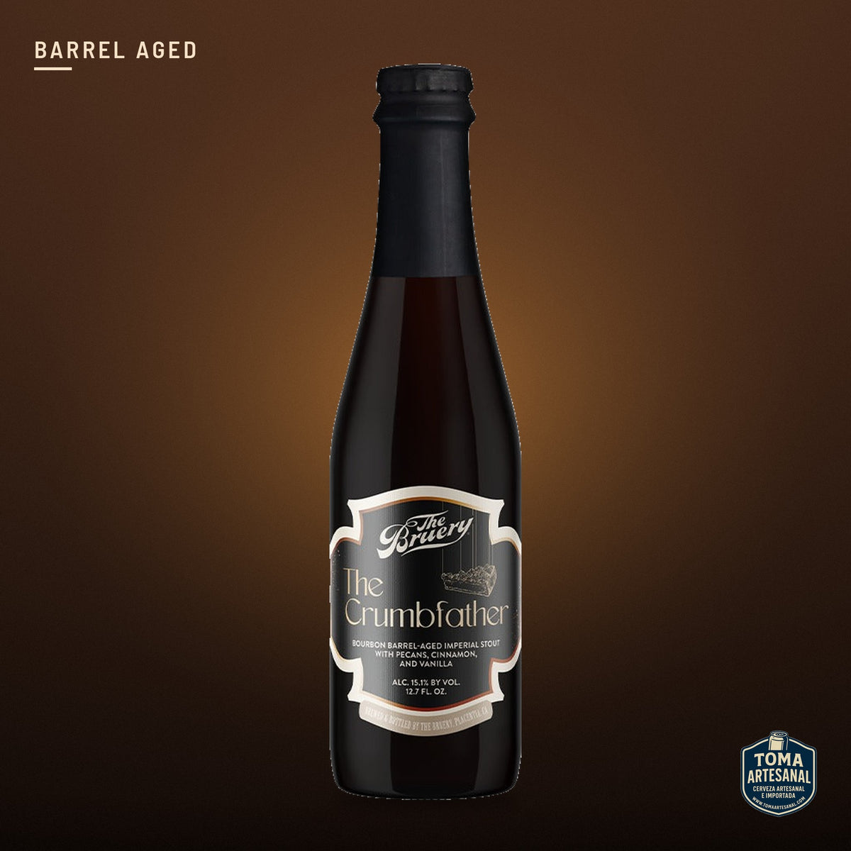 Cerveza The Bruery - The Crumbfather (2025) – Bourbon Barrel-Aged Imperial Stout with Pecans, Cinnamon, and Vanilla | Toma Artesanal