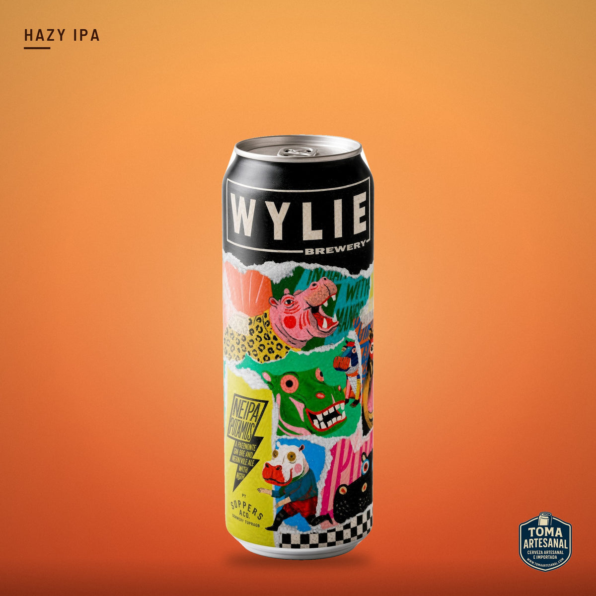 Cerveza Wylie Brewery - NEIPApotamus – New England IPA con Mango | Toma Artesanal